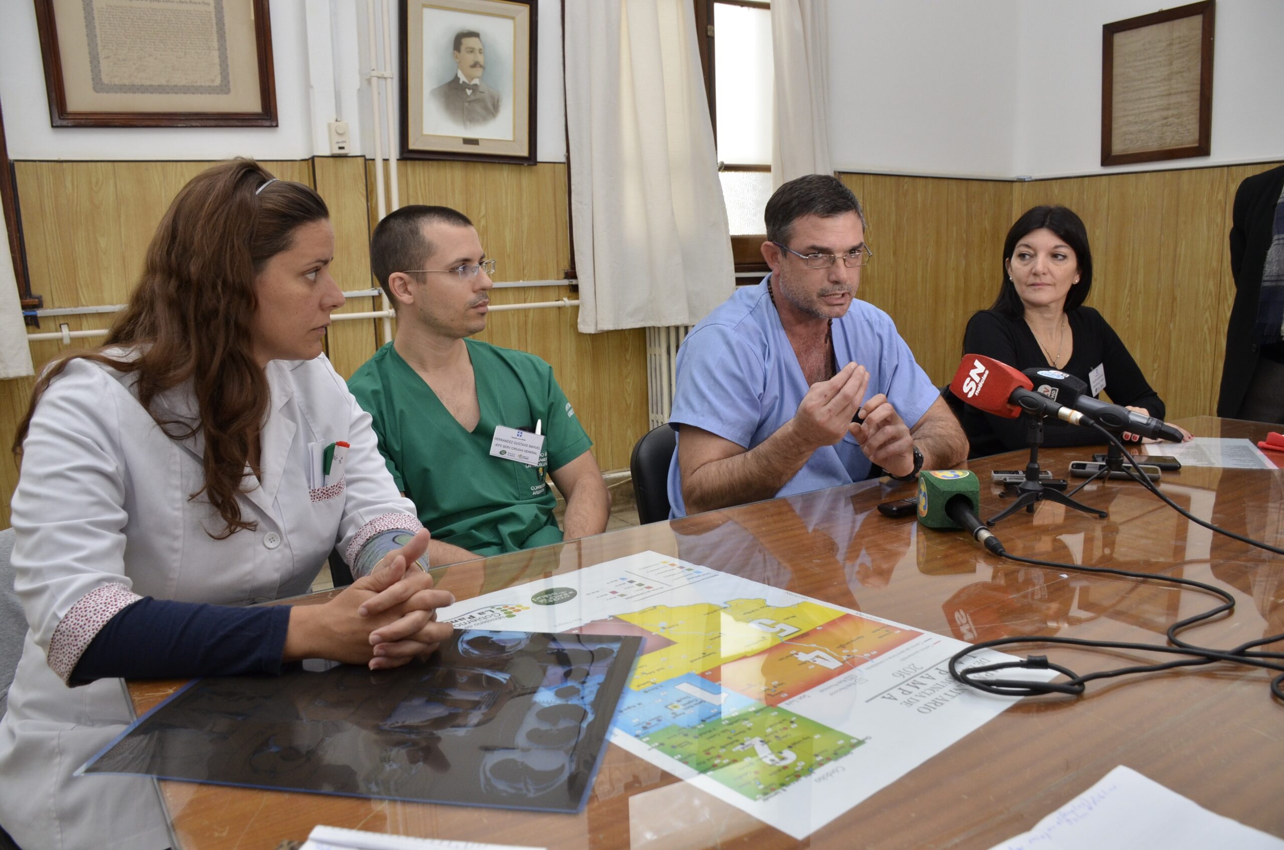 Intervención inédita de prótesis de aorta en el Hospital Lucio Molas, por primera vez