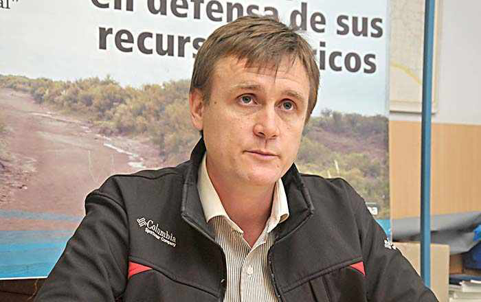 Secretario de Recursos Hídricos Javier Schlegel en Meridiano V