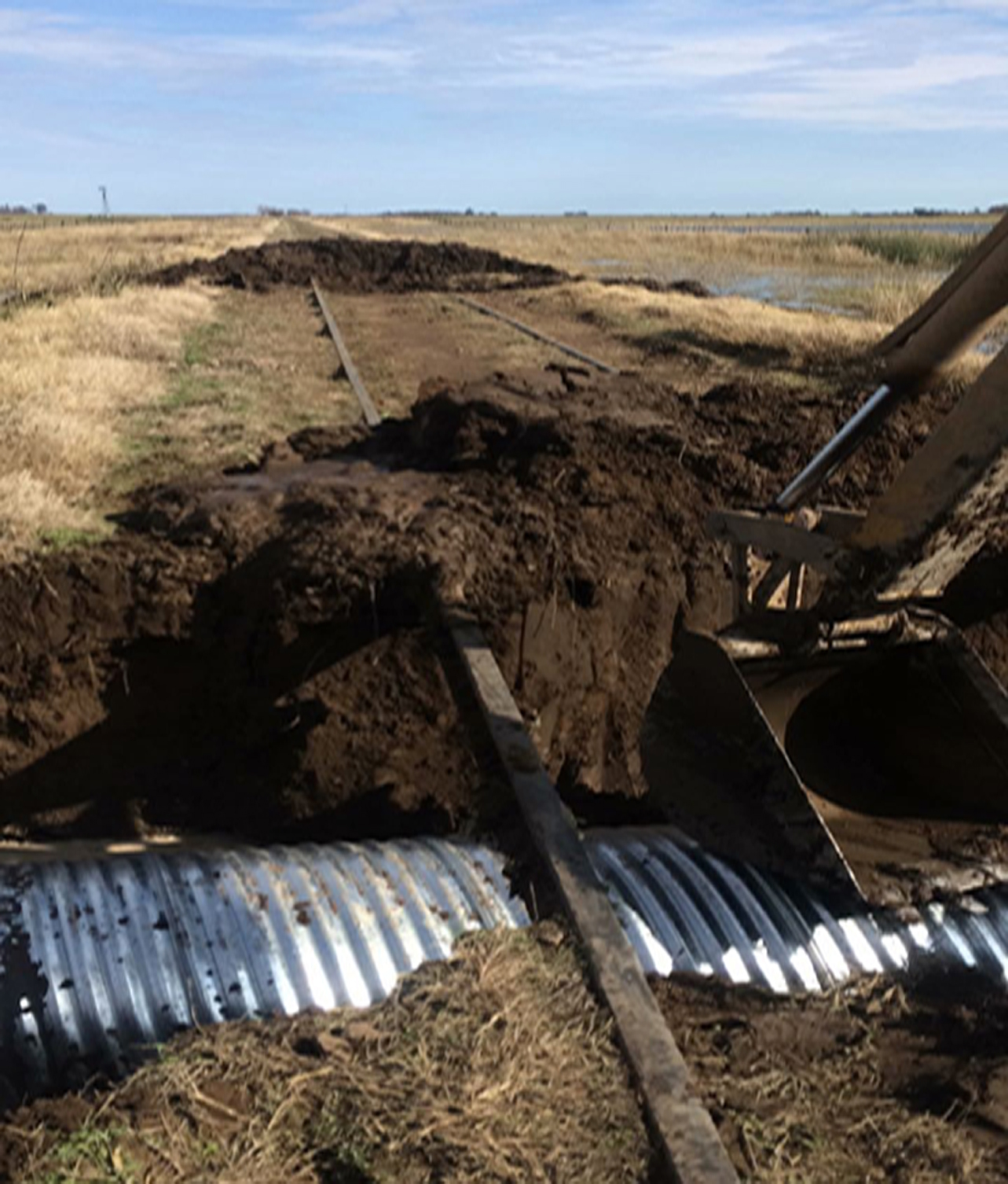 Situación de los caminos en la zona norte de la provincia