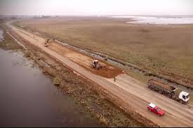 Vialidad de la Provincia de la Pampa en la ruta Nº 101 realizo un alteo