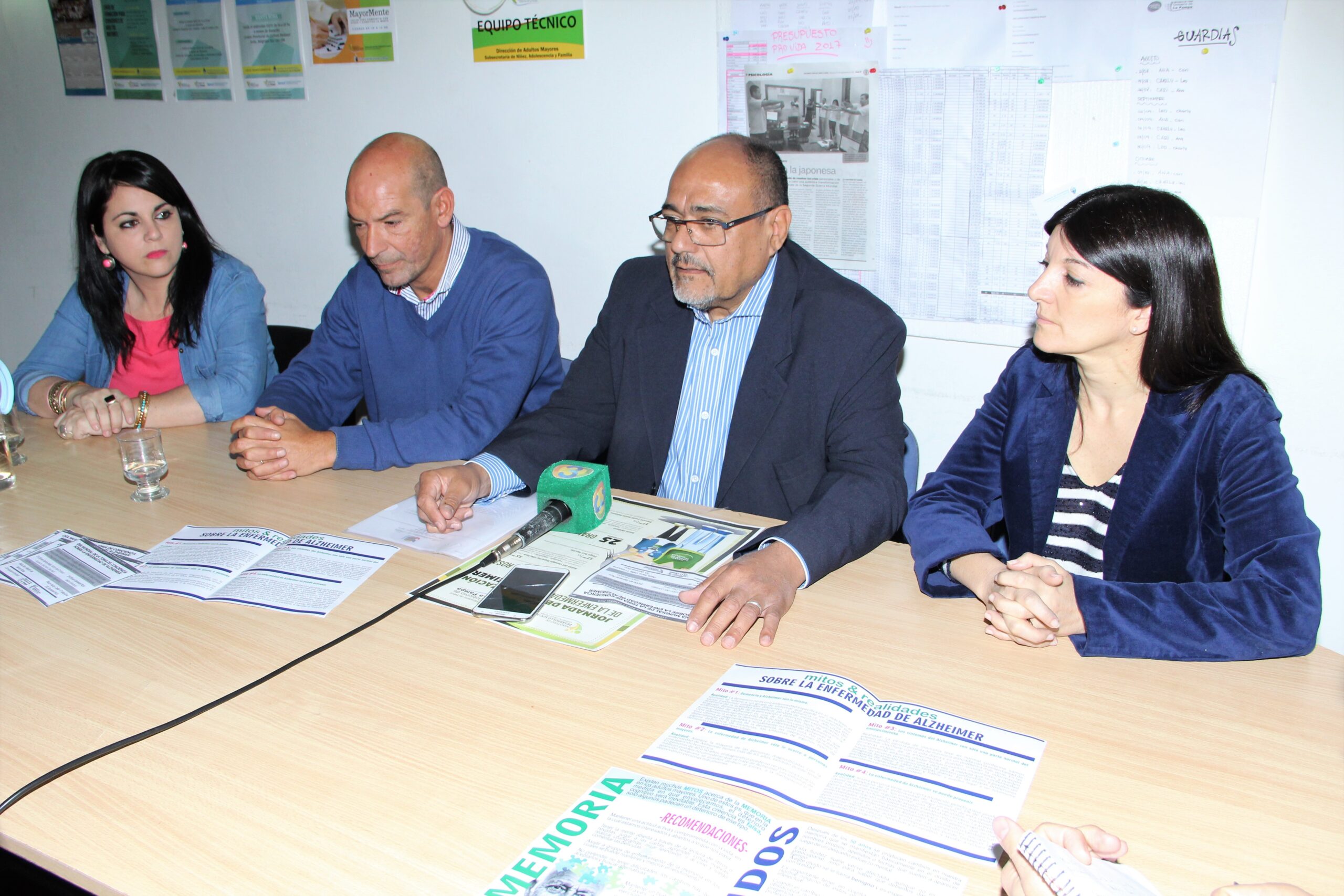 Se presentaron las Jornadas de Sensibilización por el Alzheimer en Santa Rosa y General Pico