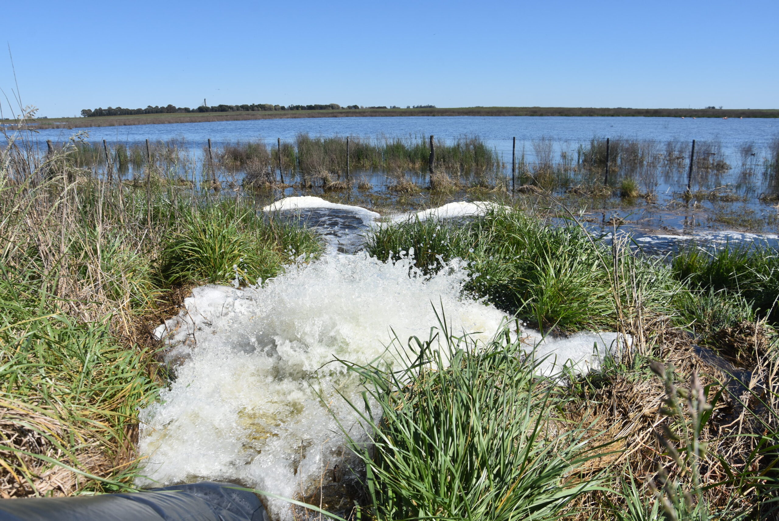 El gobernador propone a Nación que el Gobierno de La Pampa haga un alteo en el Bajo Giuliani