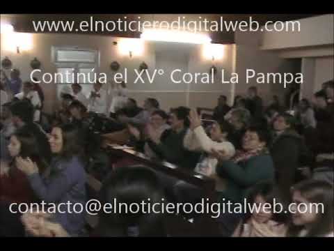 Continúa el XV° Coral La Pampa,en esta oportunidad la cita fue en Colegio Heguy de La Sagrada Familia