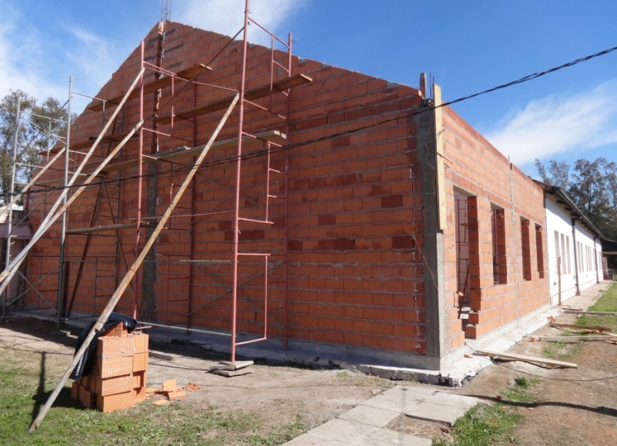 Sarah: comenzaron los trabajos en la Escuela Hogar Nº 77