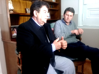El Director de Medios de Comunicación, visitó Intendente Alvear