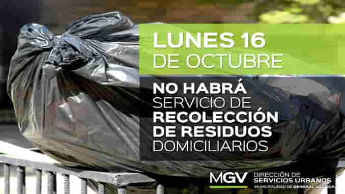 La Dirección de Servicios Urbanos General Villegas