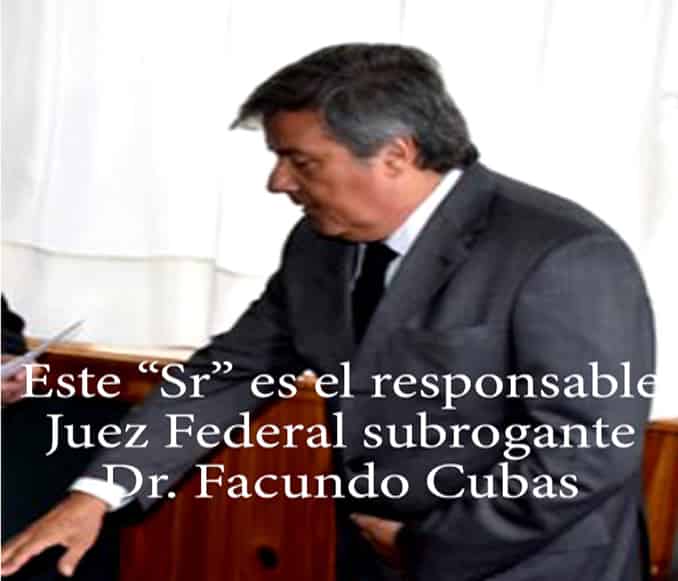 Censura a la Prensa, por decisión del Juez Federal