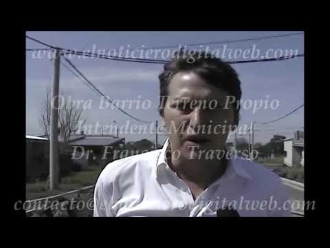 Obras en Barrio Terreno Propio de Intendente Alvear