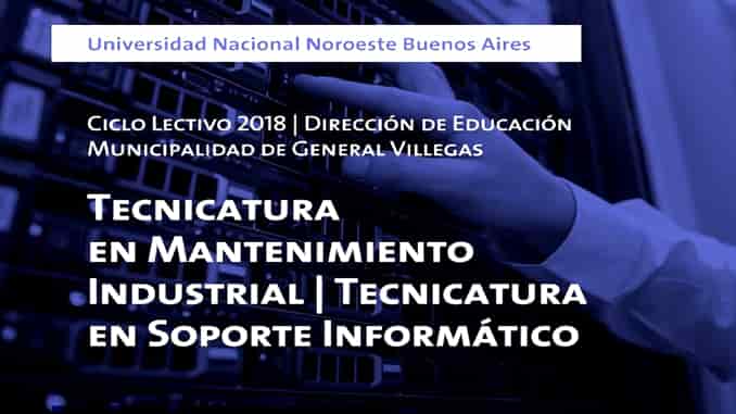 General Villegas: Inscripción a las Carreras de UNNOBA