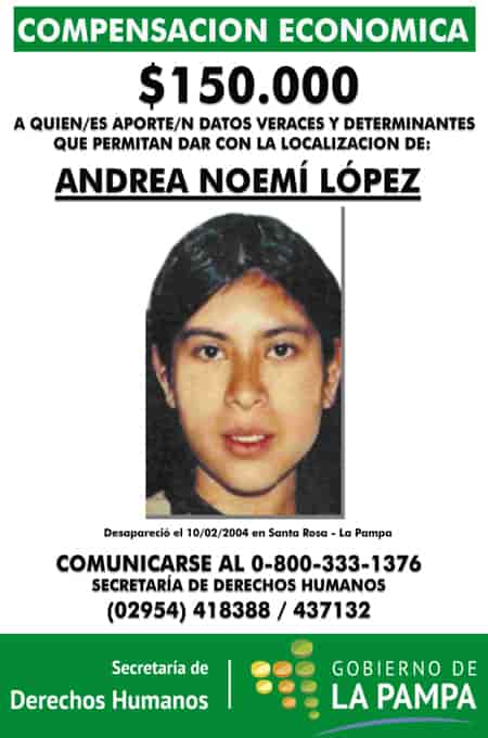 Sobre localización de Andrea López