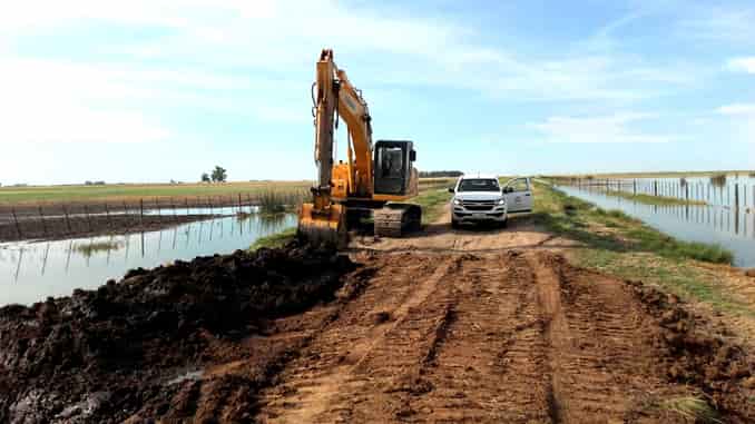 General Villegas: Cuidado de Caminos Rurales