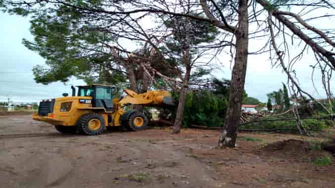 El gobernador Carlos Verna recorre la ciudad de General Acha