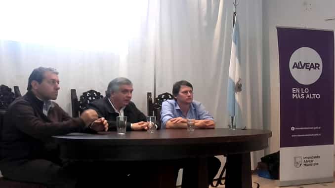 Ministro de Producción Ricardo Moralejo en Intendente Alvear