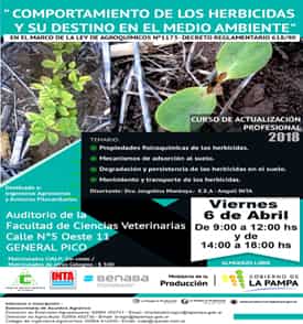 Actualización profesional: “Herbicidas y su destino en el medio ambiente”