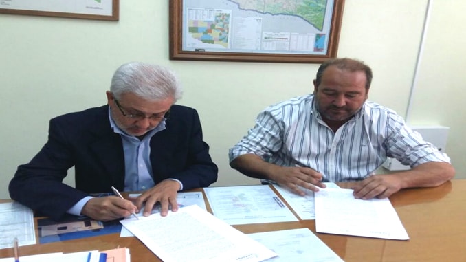 Obra de agua para Bernardo Larroudé