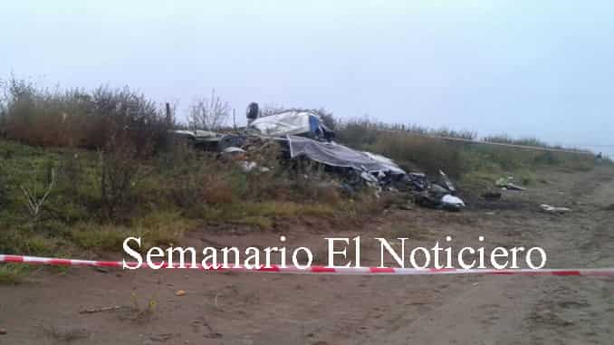 Cayó un avión en el Meridiano V, cinco muertos
