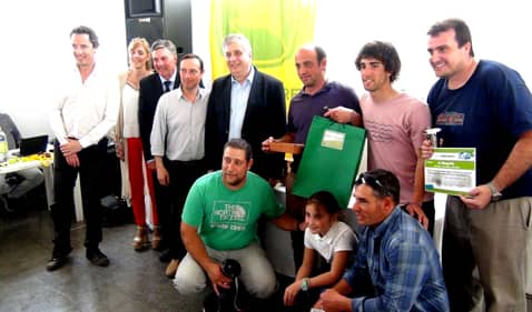 El ministro de la Producción, Ricardo Moralejo en la 63º Exposición Agrícola, Ganadera, Industrial y Comercial de Realicó