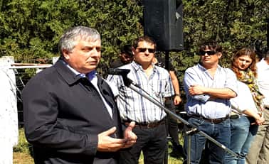 Moralejo en la 76° Exposición Rural de Ingeniero Luiggi