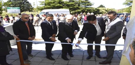 Verna en inauguración de comisaría y 27 cuadras de asfalto en Miguel Riglos 