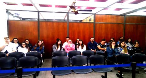 Distintos Colegios participaron del  Programa «Educación + Justicia» del Poder Judicial 