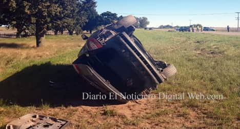 Choque frontal en la Ruta Provincial Nº 1 un Alvearense