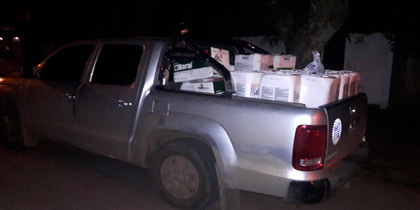 Urgente: Actuación Policial Camioneta cargada con Glifosato