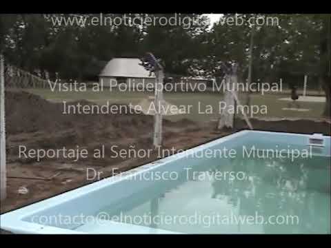 Obras en el Polideportivo Municipal de Intendente Alvear