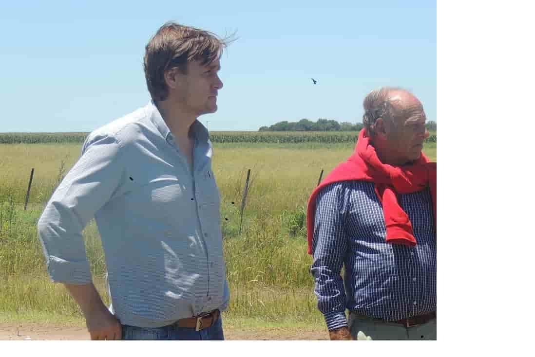 Schlegel con productores del Meridiano V