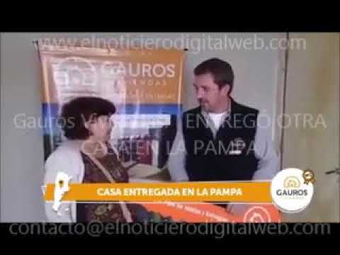 Gauros Viviendas:   ENTREGÓ OTRA CASA EN LA PAMPA