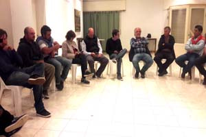 Ingeniero Eduardo Mangas Reunión con Productores Agropecuarios del Departamento Chapaleufú