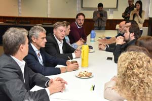 ZILIOTTO CON AUTORIDADES DE LA UNLPAM