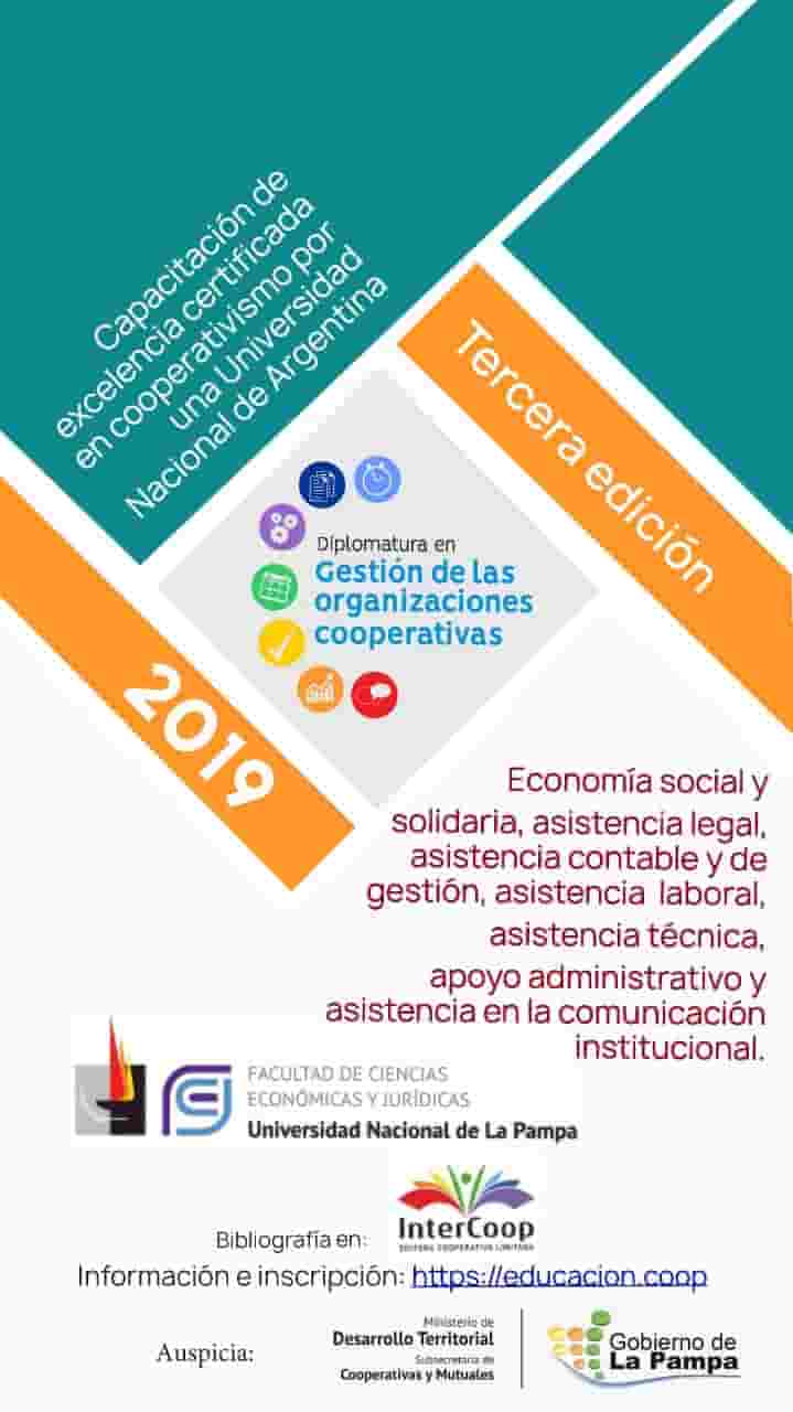Comienza la Diplomatura en Cooperativas en la UNLPam