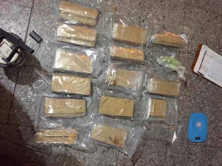Secuestran más de diez kilos de marihuana