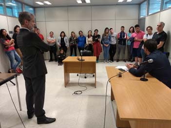 “Educación + Justicia”: Funcionarios judiciales visitaron el colegio de Speluzzi