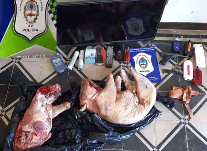 Allanamientos y secuestros en Villa Sauze