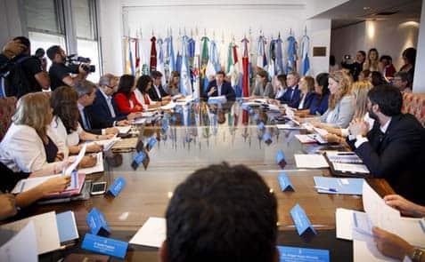 Arroyo recibió a ministros provinciales de áreas sociales