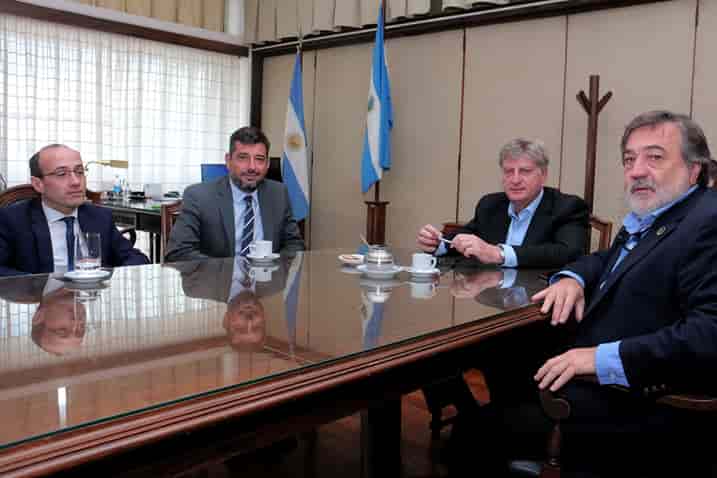 Ziliotto se reunió con directores del Banco de La Pampa