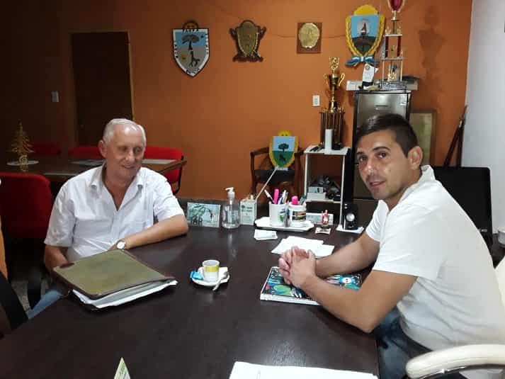 Visita protocolar del diputado provincial Eduardo Pepa