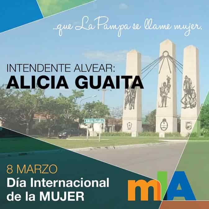La Pampa con nombre de mujer: Alvear se llamará Alicia Guaita