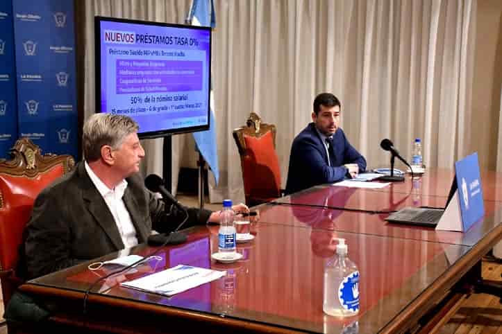 Ziliotto anunció reprogramación de vencimientos y más asistencia económica del BLP
