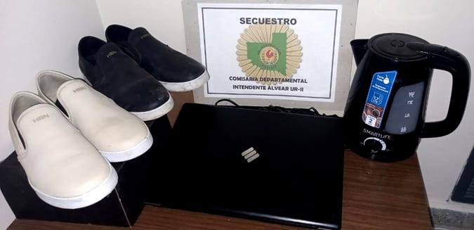 POLICIALES: ROBO ESCLARECIDO  EL MISMO DIA QUE SE REALIZÓ LA DENUNCIA