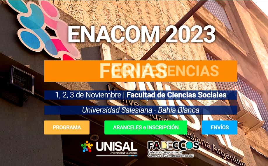ENACOM celebrará por primera vez en Bahía Blanca, el vigésimo Encuentro Nacional de Carreras de Comunicación