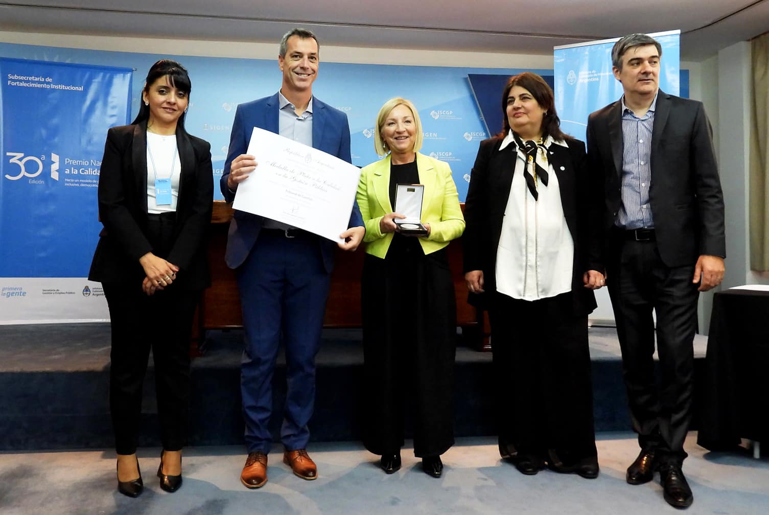 El TdeC recibió premio nacional: “Muestra el reconocimiento del compromiso y responsabilidad de todo el equipo”