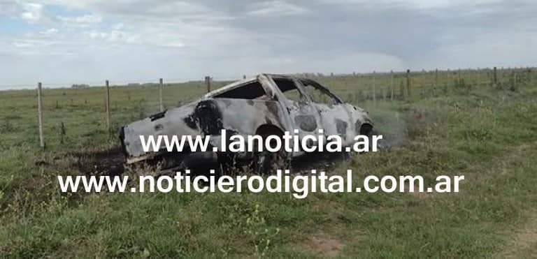 General Villegas: Hallan un cuerpo masculino carbonizado en una camioneta
