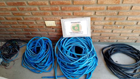 En tres días “Se desbarató a una bandita roba cables»