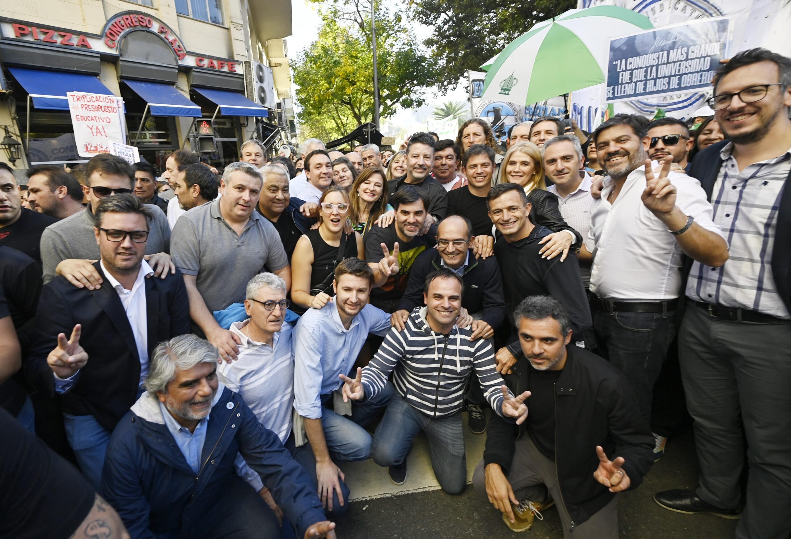 Kicillof participó de la Marcha Federal Universitaria