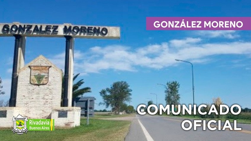 La delegación de Glez Moreno informa que el Gum local ya se encuentra en actividad