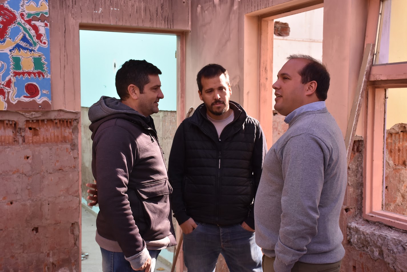 El Intendente Francisco Recoulat supervisa obras y proyectos en el Barrio Indio Trompa