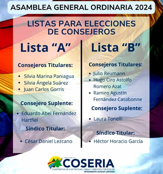 COSERIA: CONVOCATORIA GENERAL ORDINARIA