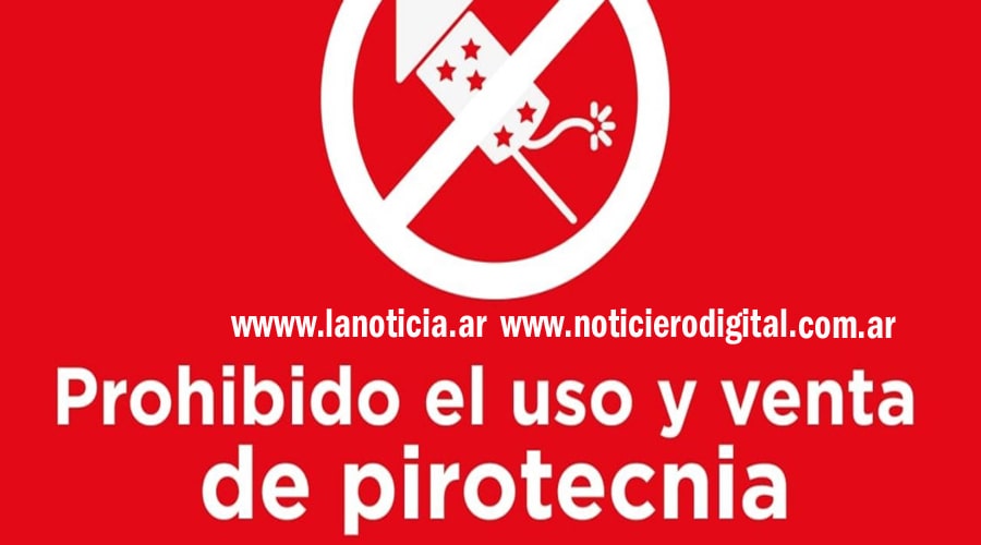 Celebremos en Paz! Int. Alvear Prohíbe la Pirotecnia para Proteger a Todos